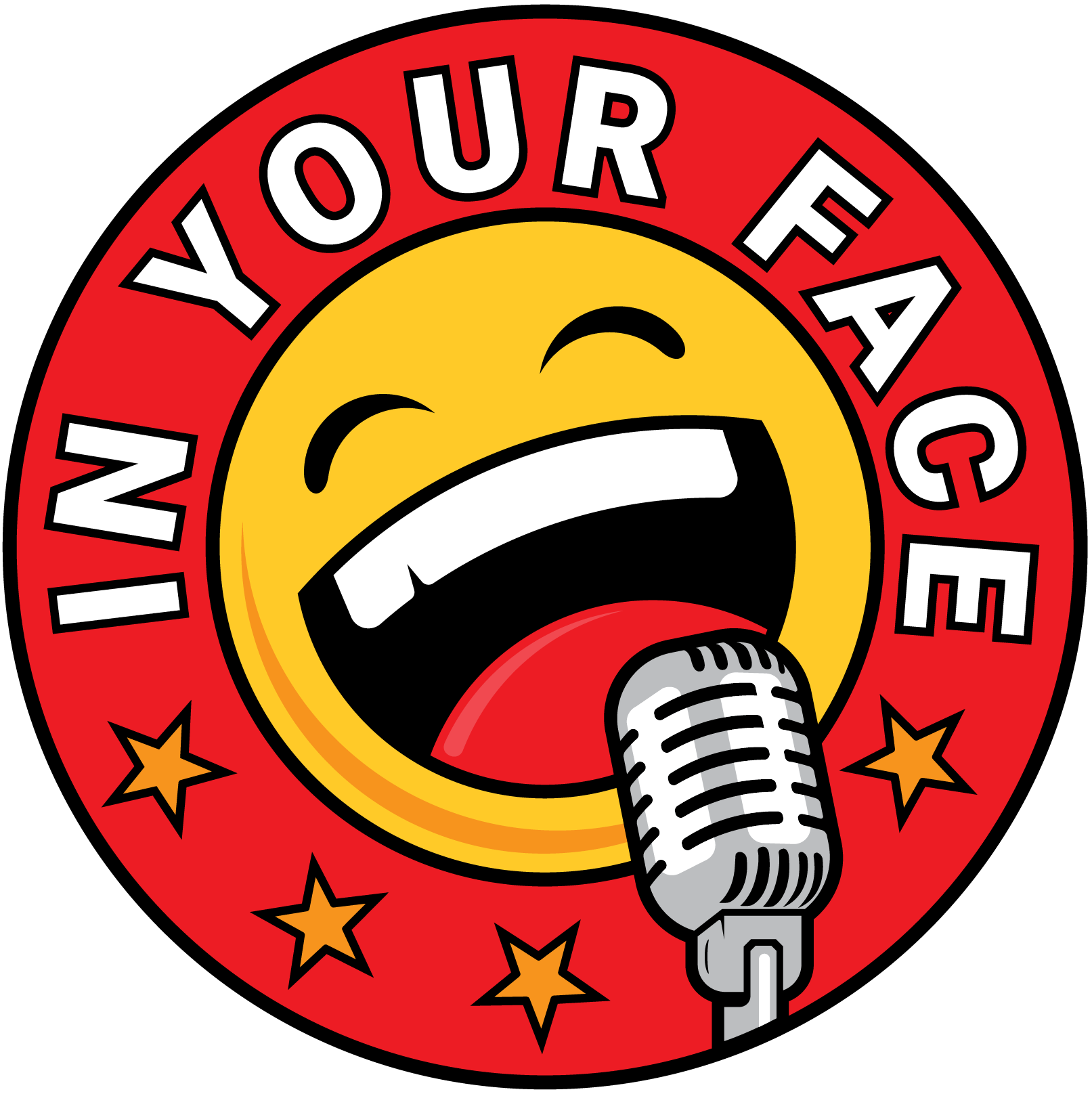 IN YOUR FACE logo